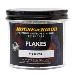 House Of Kolor F15 Silver Flakes Custom Paint Sparkle Effect 6OZ